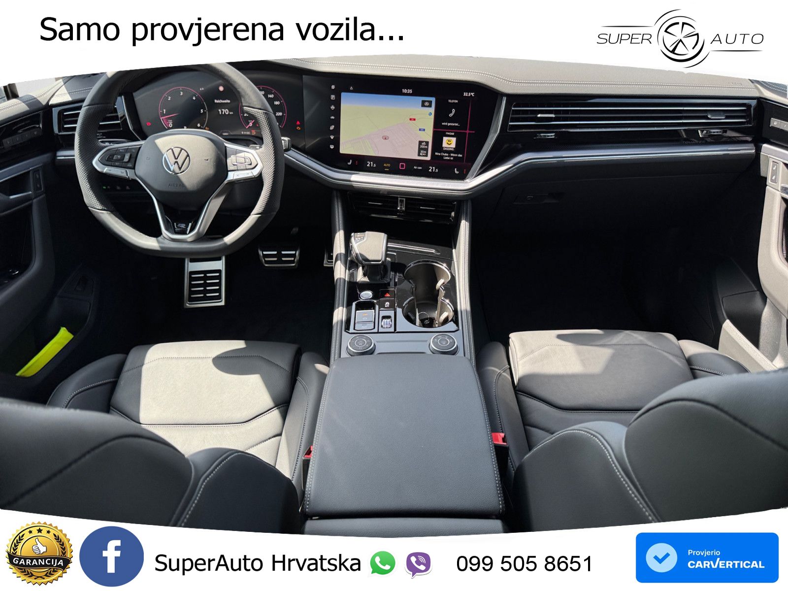 Volkswagen Touareg 3.0 V6 TDI (286 KS) 4MOTION Tiptronic ZRAČNI+ACC+GR SJED+KAM+PANO