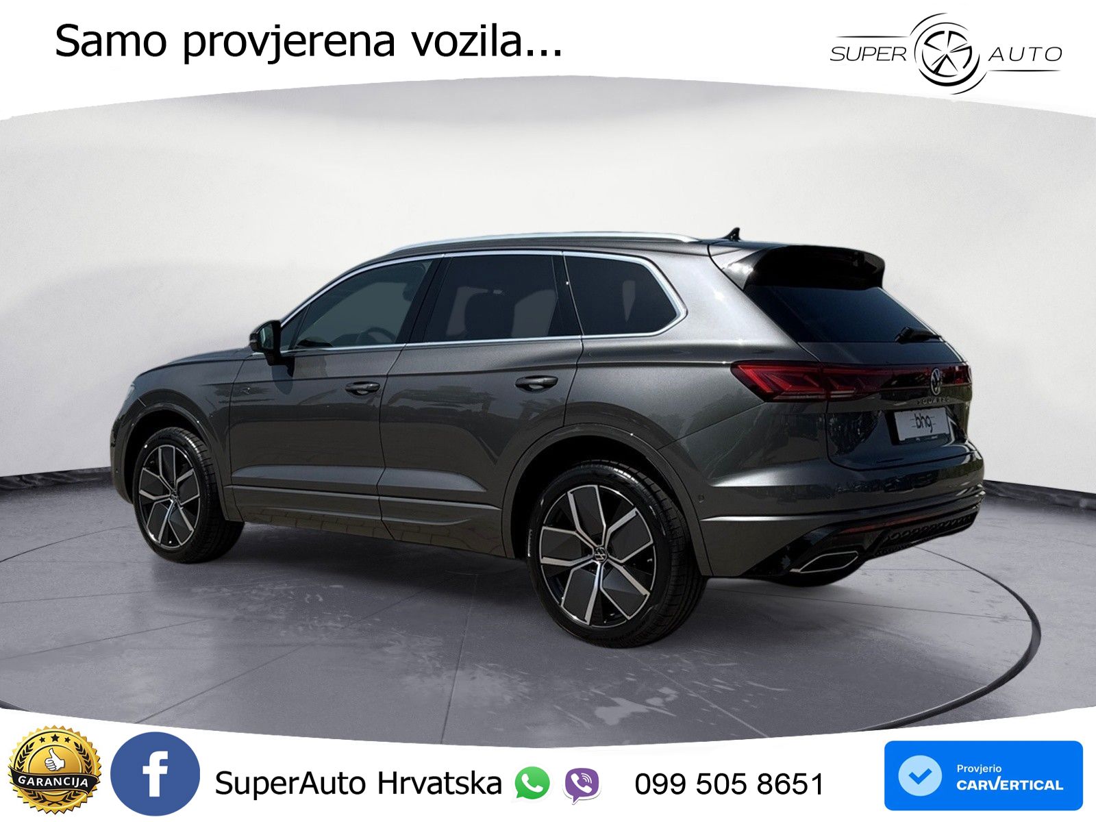 Volkswagen Touareg 3.0 V6 TDI (286 KS) 4MOTION Tiptronic ZRAČNI+ACC+GR SJED+KAM+PANO