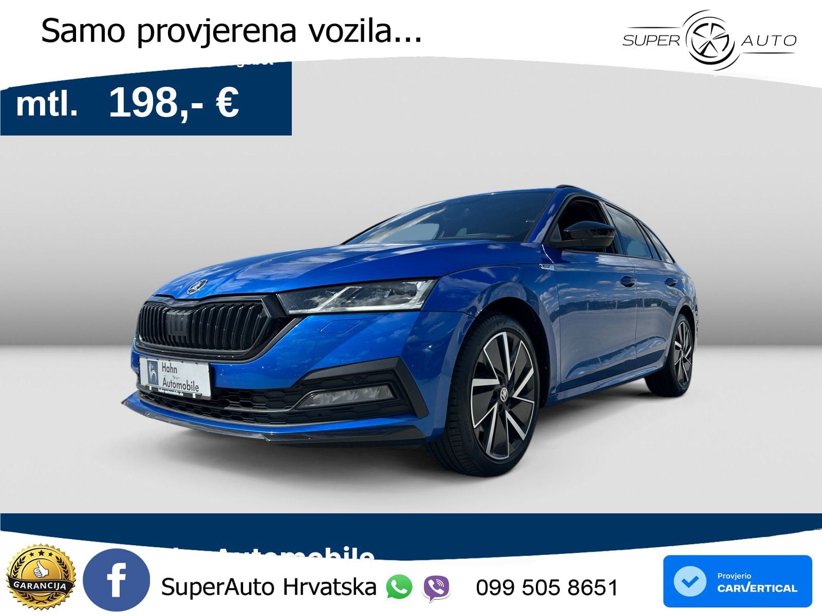 Škoda Octavia Combi 2.0 TDI (150 KS) 4x4 DSG SportLine LED+GR SJED+ACC