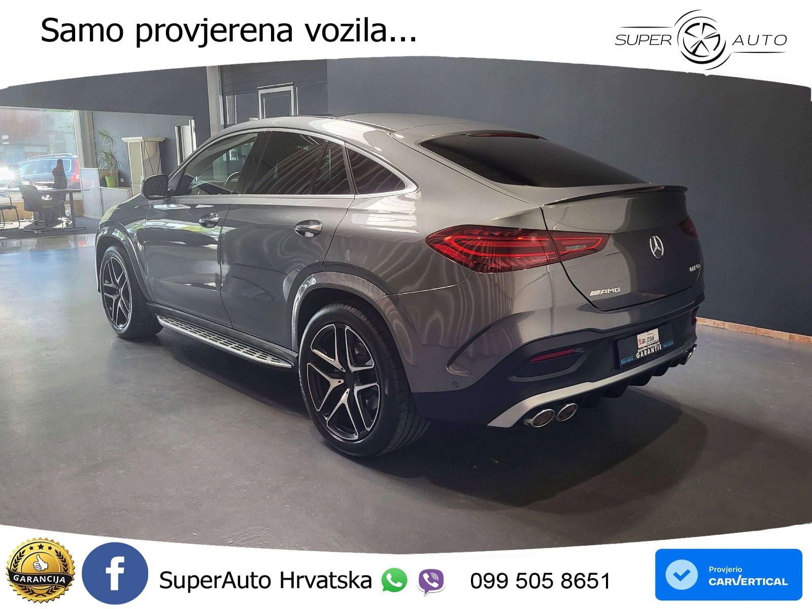 Mercedes AMG GLE Coupe 53 (435 KS) EQ Boost 4MATIC+ AMG SPEEDSHIFT TCT 9G ACC+HEAD+GR SJED+360+PANO