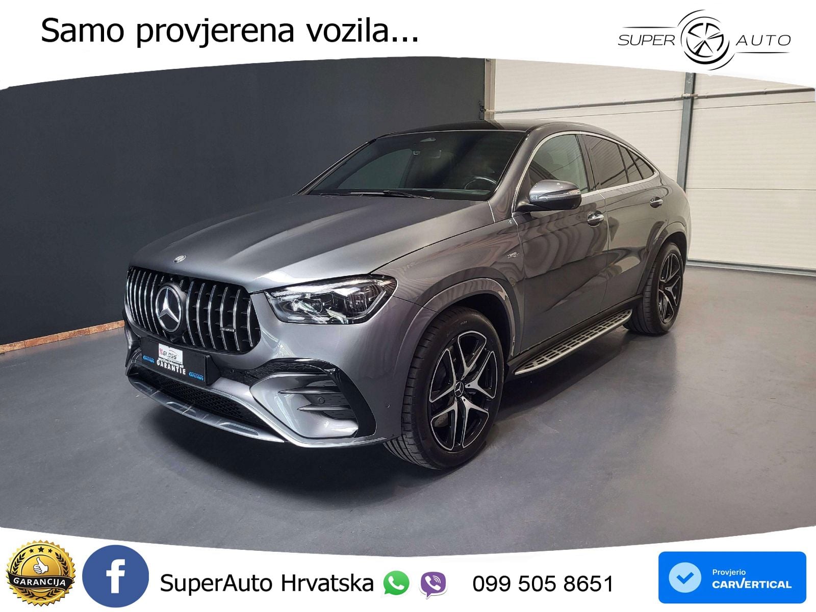 Mercedes AMG GLE Coupe 53 (435 KS) EQ Boost 4MATIC+ AMG SPEEDSHIFT TCT 9G ACC+HEAD+GR SJED+360+PANO