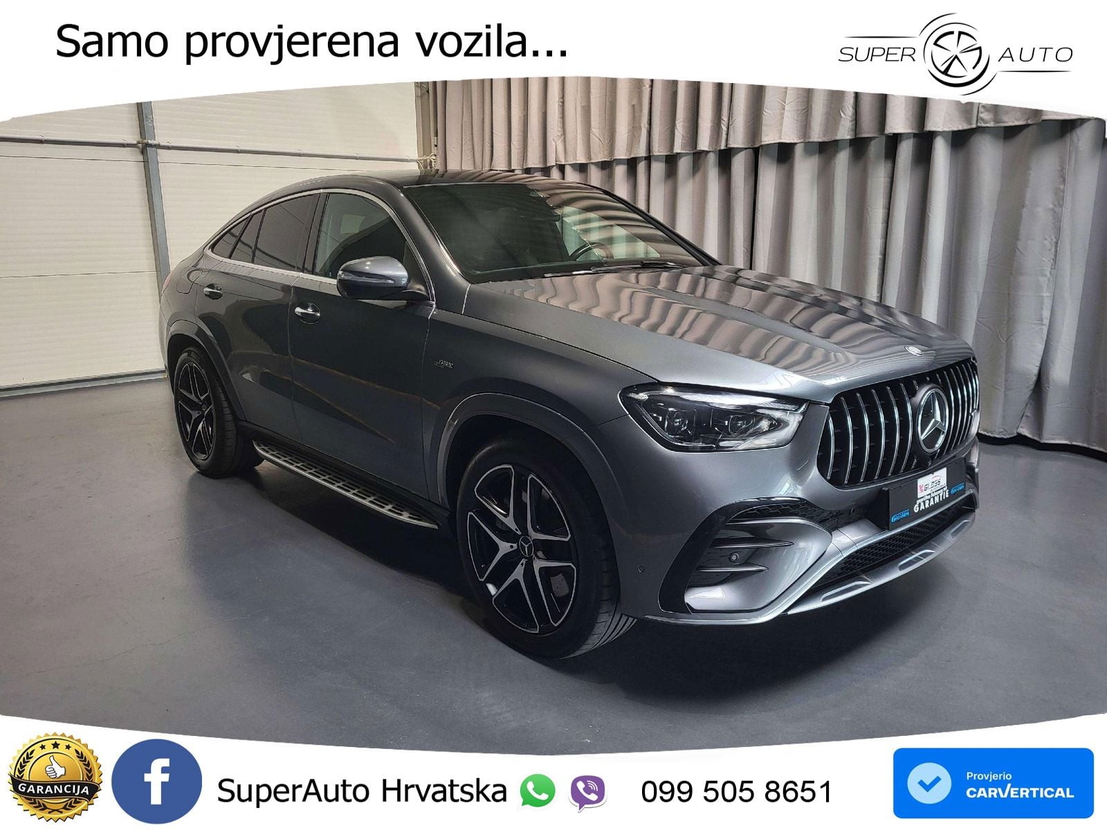 Mercedes AMG GLE Coupe 53 (435 KS) EQ Boost 4MATIC+ AMG SPEEDSHIFT TCT 9G ACC+HEAD+GR SJED+360+PANO