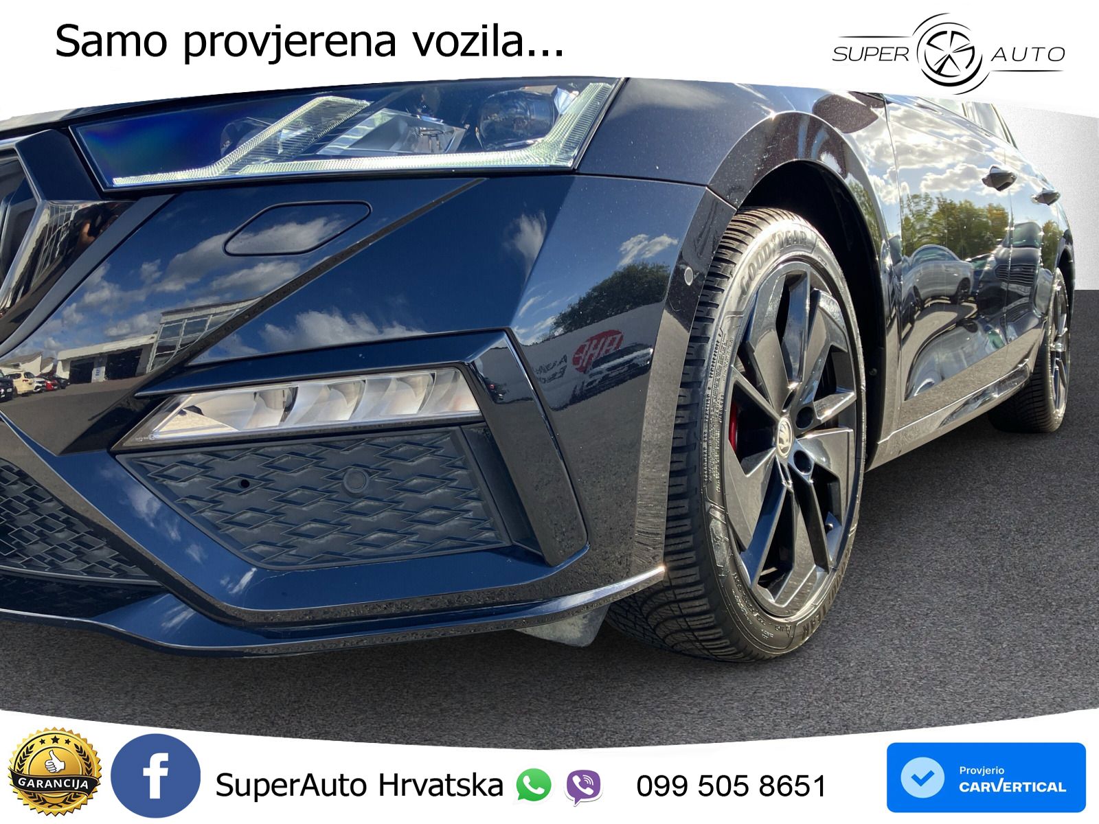 Škoda Octavia Combi RS 2.0 TDI (200 KS) 4x4 DSG LED+GR SJED+ACC