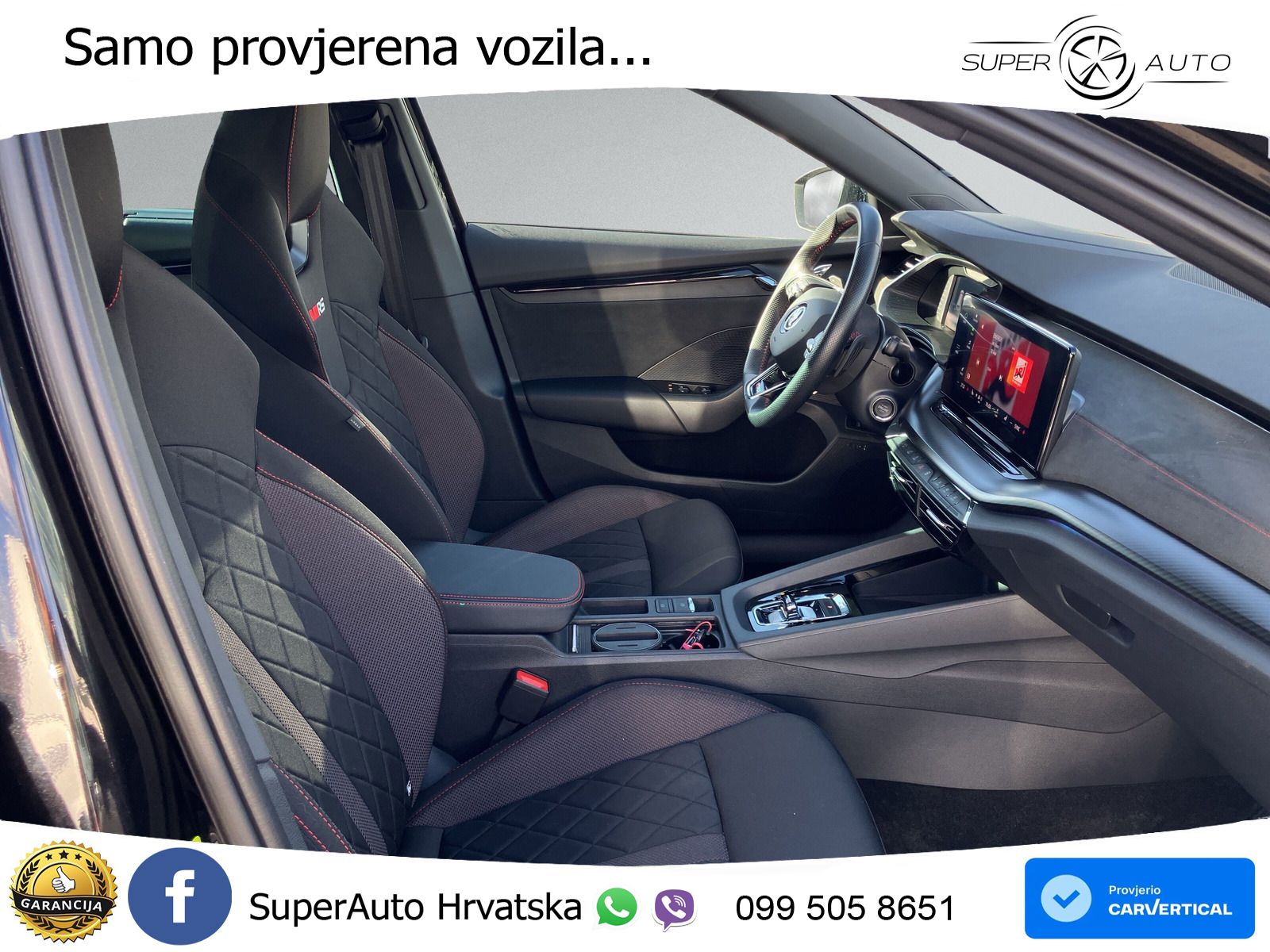 Škoda Octavia Combi RS 2.0 TDI (200 KS) 4x4 DSG LED+GR SJED+ACC