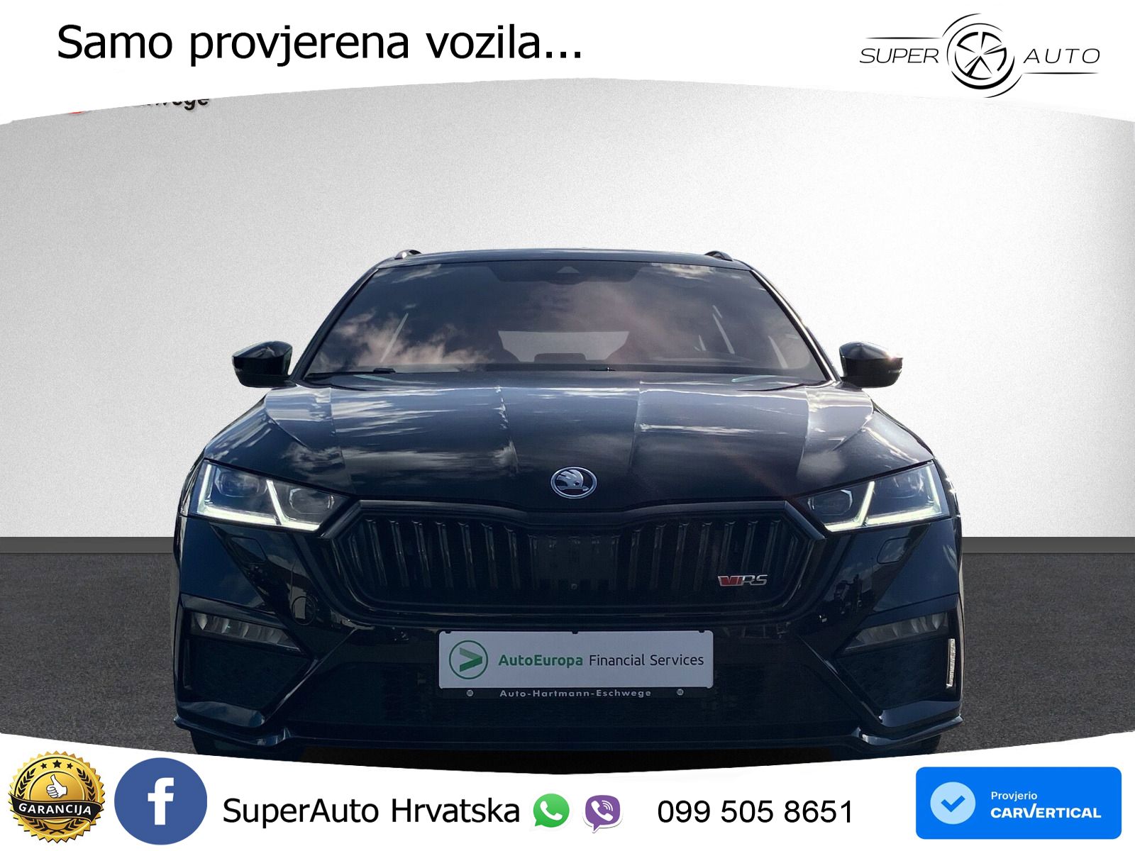 Škoda Octavia Combi RS 2.0 TDI (200 KS) 4x4 DSG LED+GR SJED+ACC