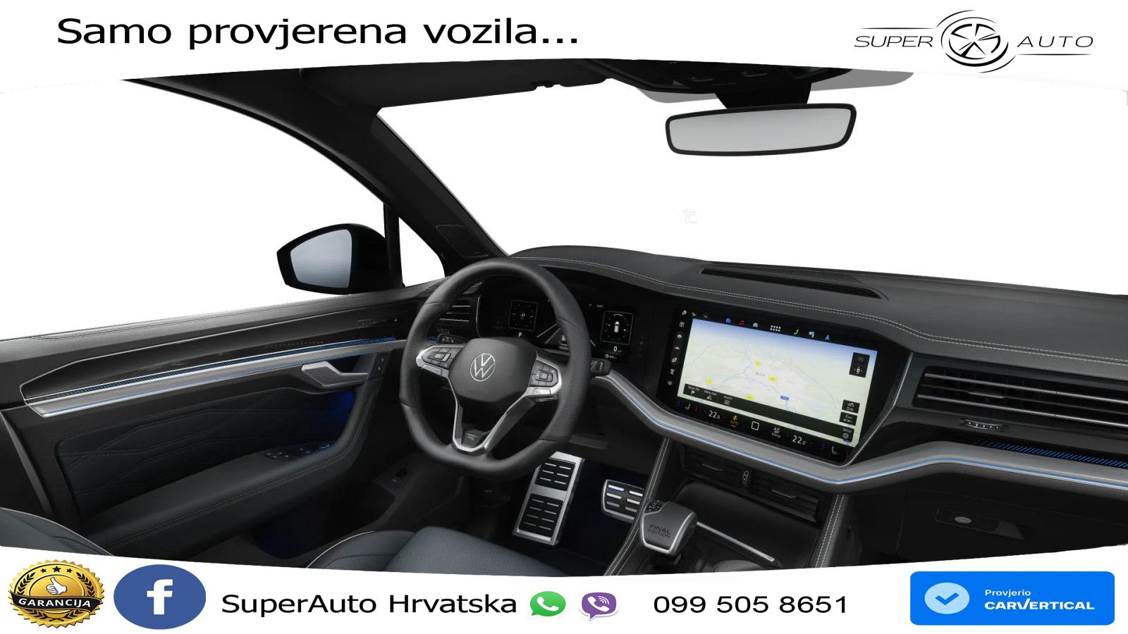 Volkswagen Touareg 3.0 V6 TDI (286 KS) 4MOTION Tiptronic ZRAČNI+ACC+GR SJED+KAM+PANO
