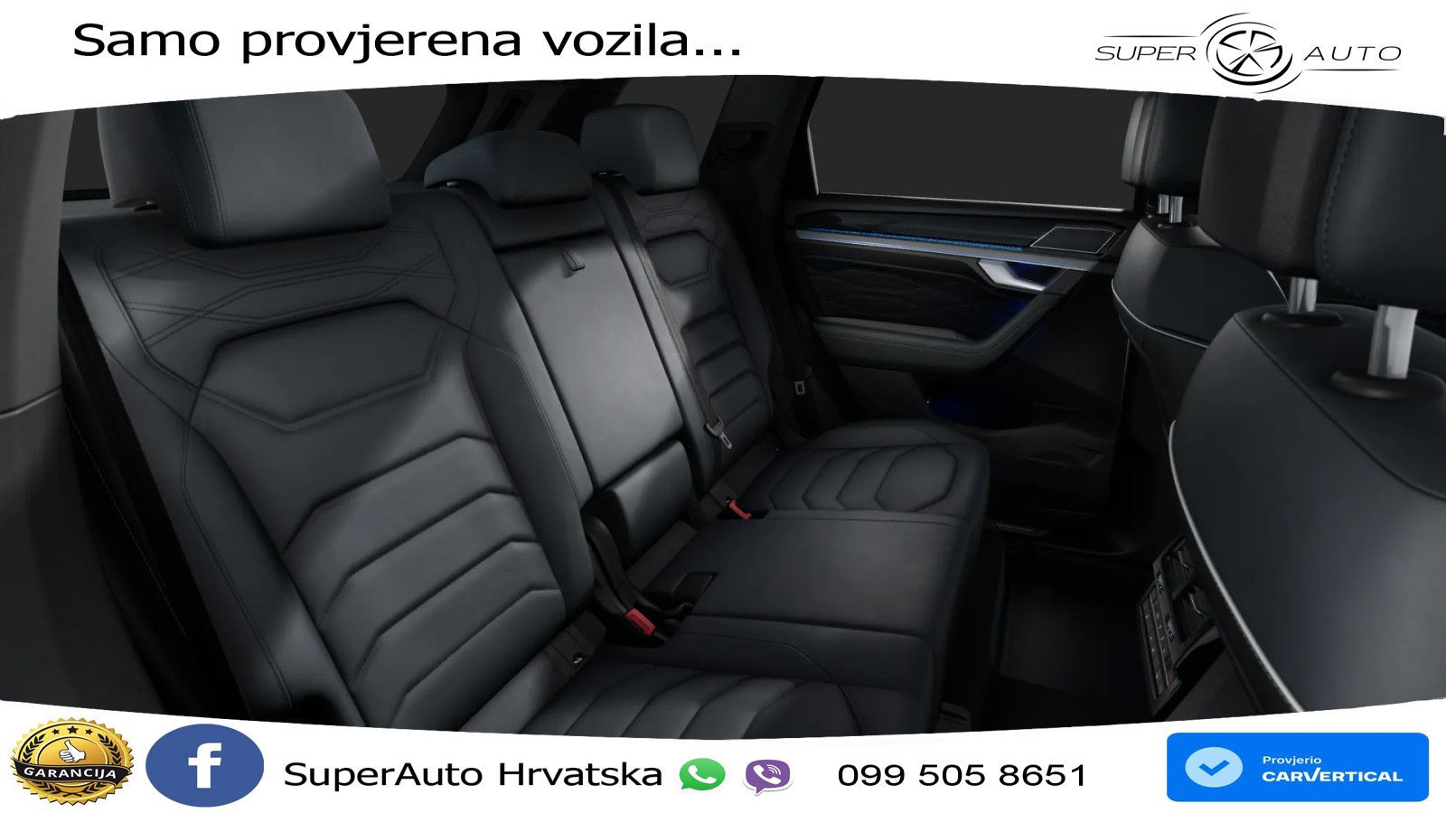 Volkswagen Touareg 3.0 V6 TDI (286 KS) 4MOTION Tiptronic ZRAČNI+ACC+GR SJED+KAM+PANO
