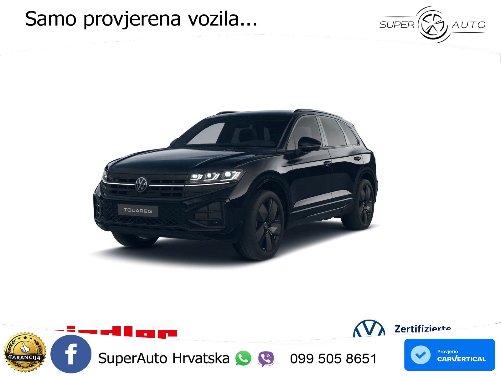 Volkswagen Touareg 3.0 V6 TDI (286 KS) 4MOTION Tiptronic ZRAČNI+ACC+GR SJED+KAM+PANO