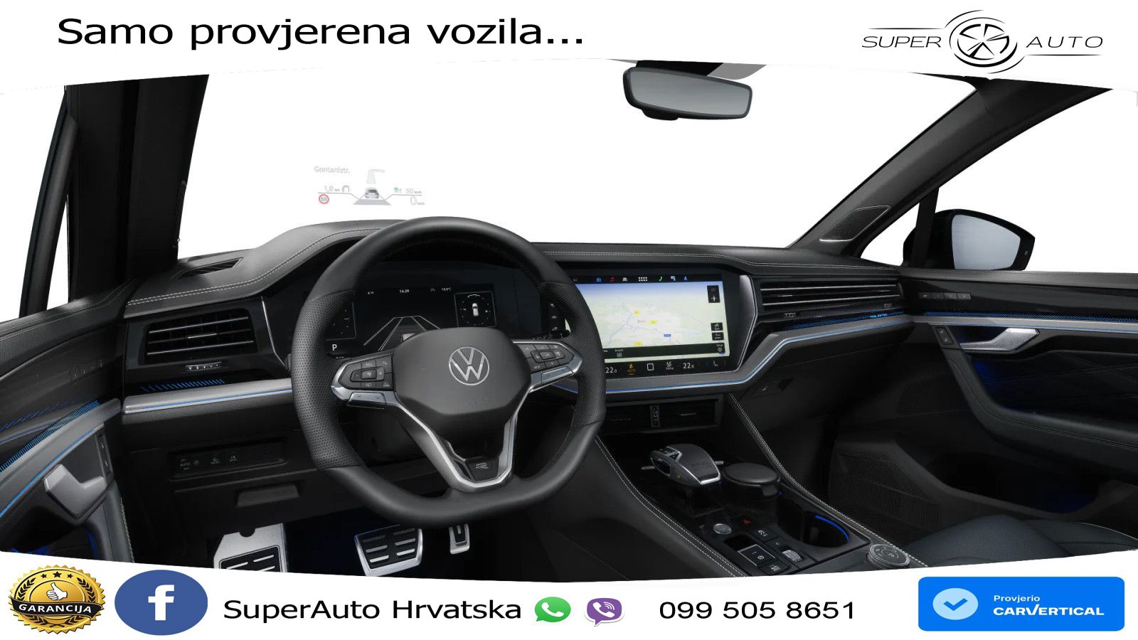 Volkswagen Touareg 3.0 V6 TDI (286 KS) 4MOTION Tiptronic ZRAČNI+ACC+GR SJED+KAM+PANO