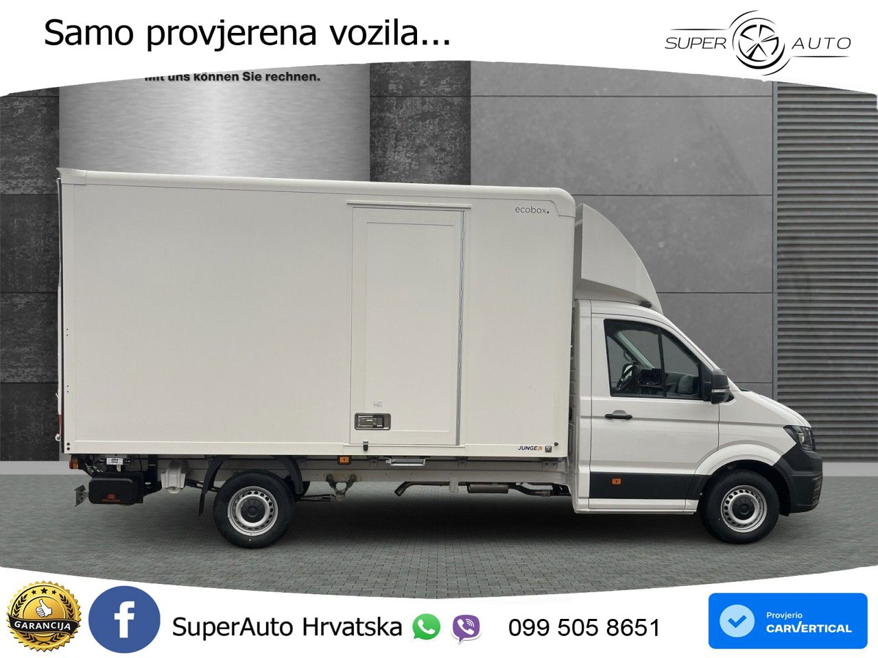 Volkswagen Crafter 35 Koffer Lang 2.0 TDI++Automatik++Kamer 140 KS