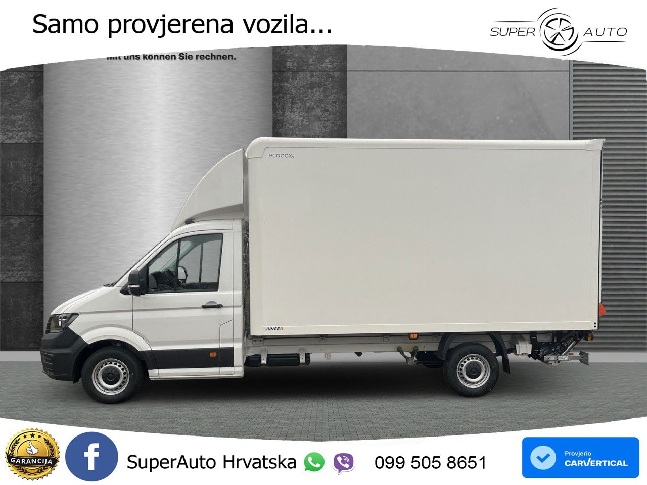 Volkswagen Crafter 35 Koffer Lang 2.0 TDI++Automatik++Kamer 140 KS