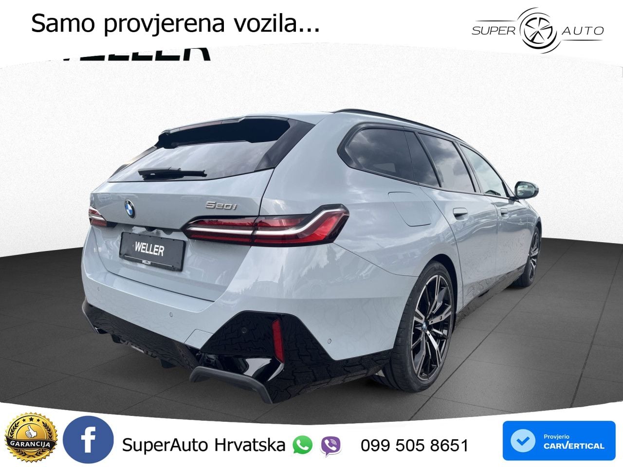 BMW 520i Touring (208 KS) Steptronic M Sport LED+GR SJED+ACC