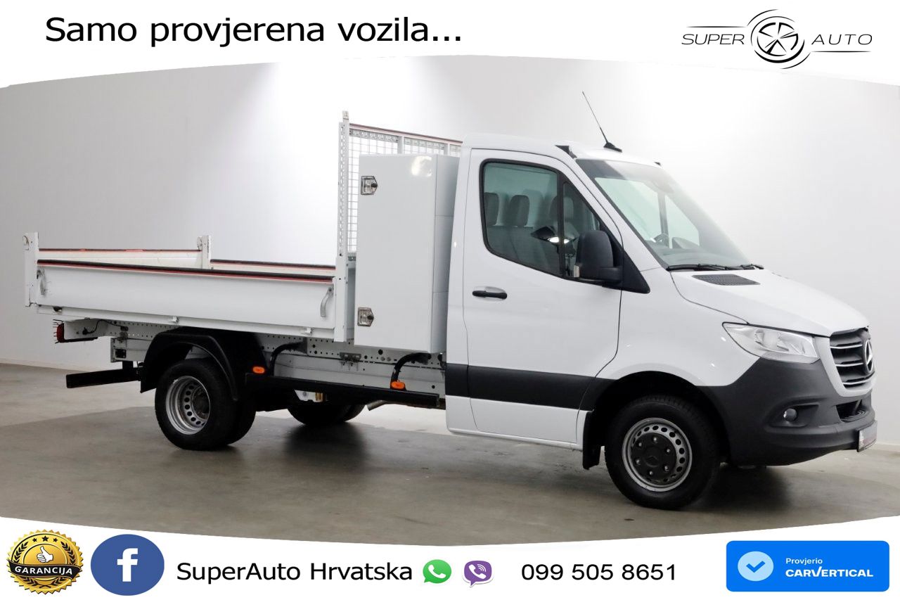 Mercedes-Benz Sprinter 515 CDI 150pk Kipper Airco/Trekhaak 350 150 KS