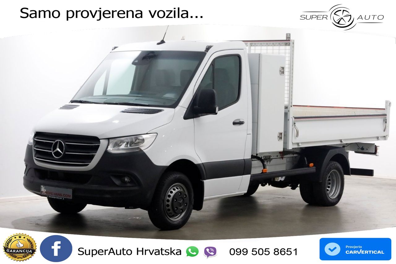 Mercedes-Benz Sprinter 515 CDI 150pk Kipper Airco/Trekhaak 350 150 KS