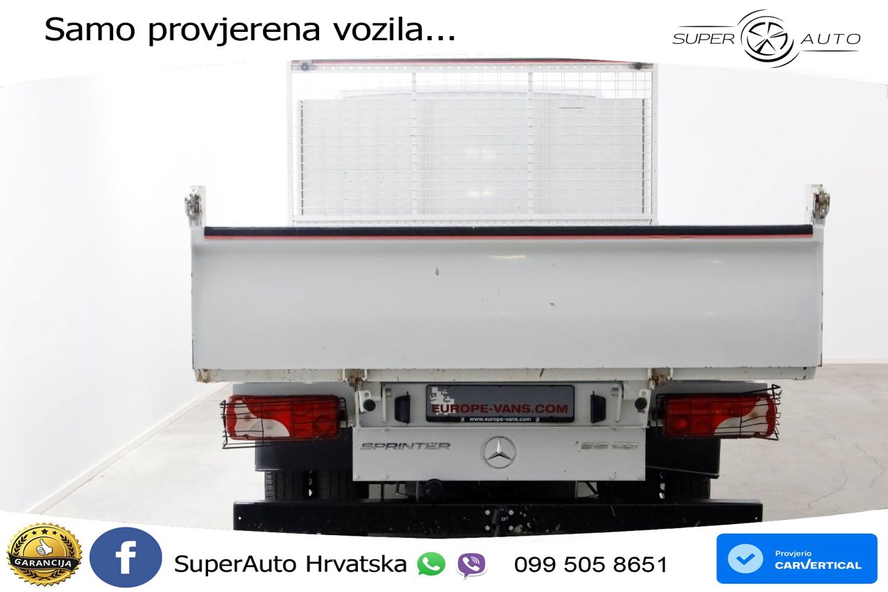 Mercedes-Benz Sprinter 515 CDI 150pk Kipper Airco/Trekhaak 350 150 KS