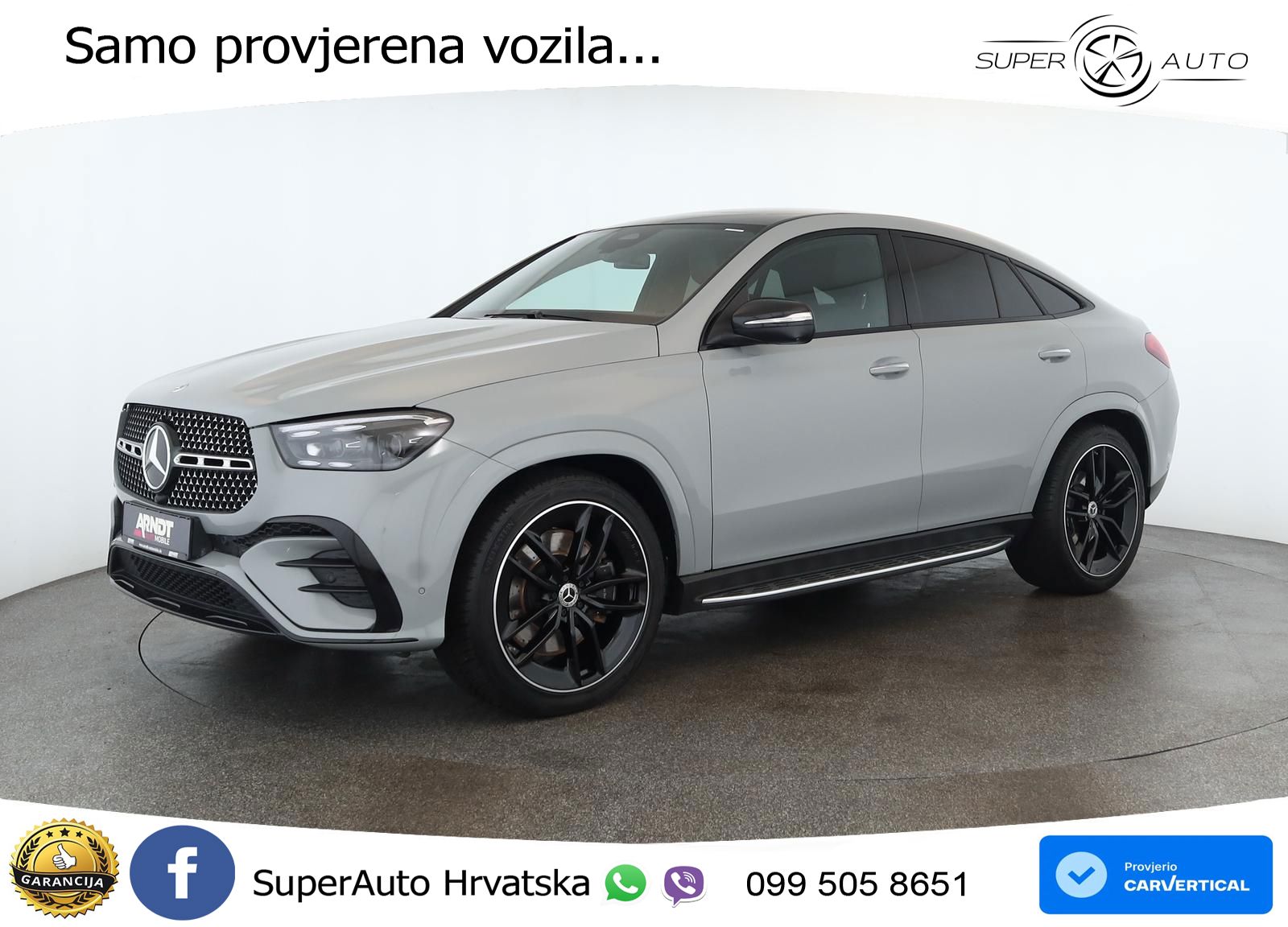 Mercedes GLE Coupe 450d (367 KS) EQ Boost 4MATIC 9G-TRONIC AMG ZRAČNI+ACC+GR SJED+KAM+PANO