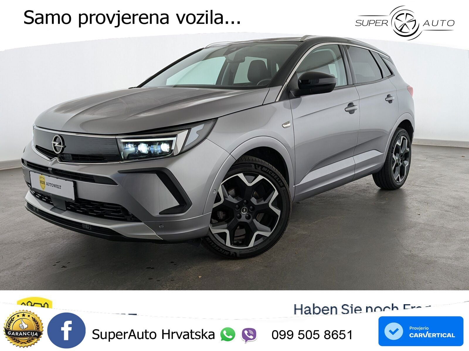 Opel Grandland 1.2i Turbo (130 KS) Automatic Ultimate LED+GR SJED+ACC