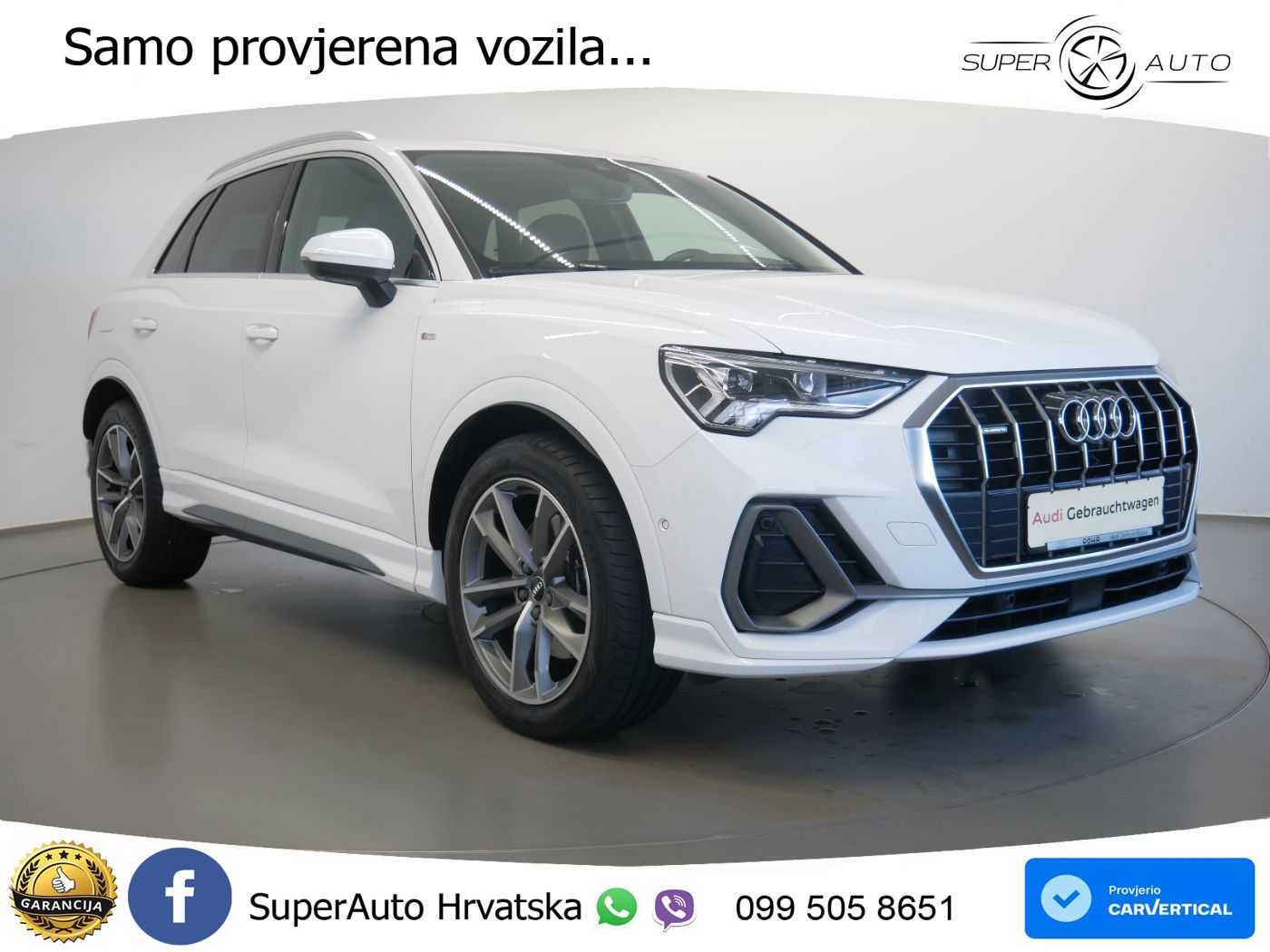 Audi Q3 40 TDI (190 KS) quattro S tronic S line LED+GR SJED+ACC
