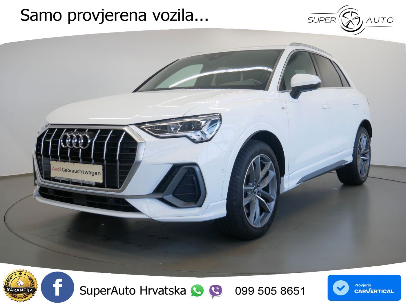 Audi Q3 40 TDI (190 KS) quattro S tronic S line LED+GR SJED+ACC