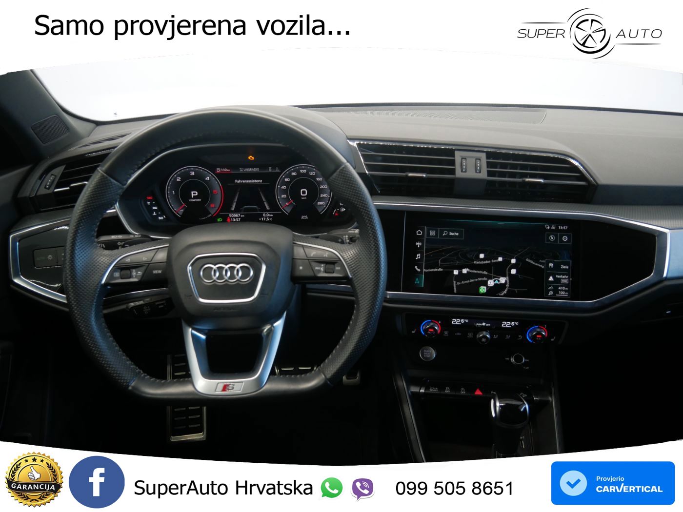 Audi Q3 40 TDI (190 KS) quattro S tronic S line LED+GR SJED+ACC