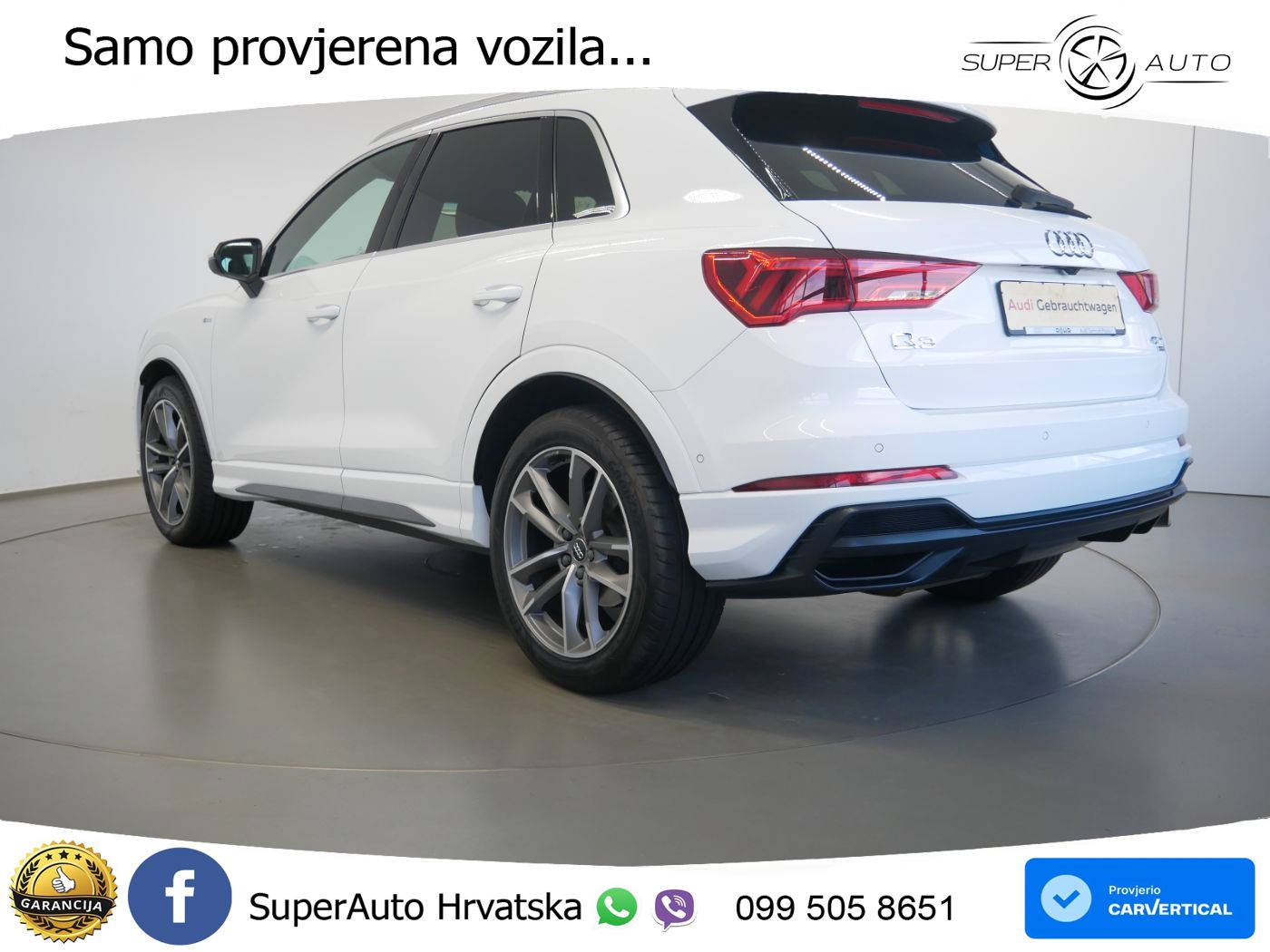 Audi Q3 40 TDI (190 KS) quattro S tronic S line LED+GR SJED+ACC