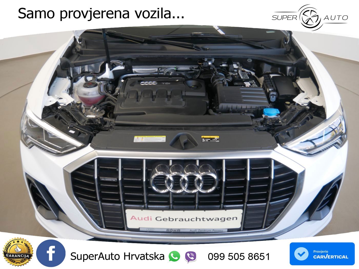 Audi Q3 40 TDI (190 KS) quattro S tronic S line LED+GR SJED+ACC