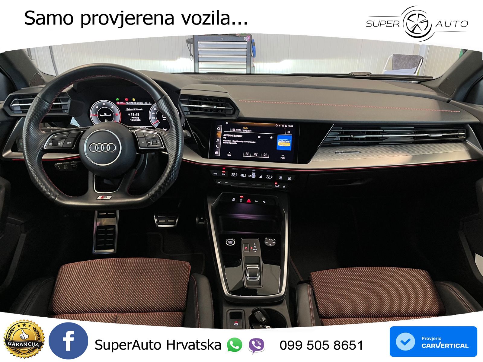 Audi A3 35 TDI (150 KS) S tronic S line LED+GR SJED+ACC