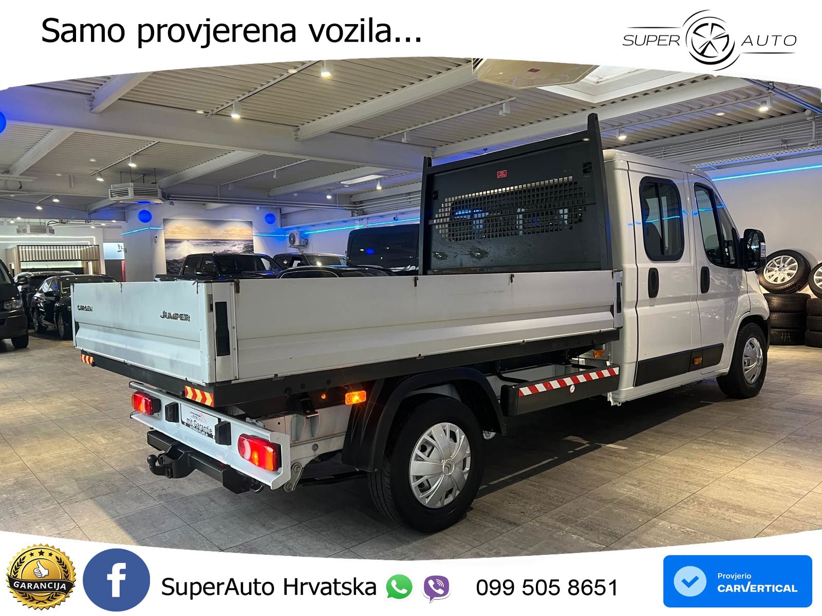 Citroën Jumper Doka Pritsche 7-Sitzer*AHK*Garantie 165 KS