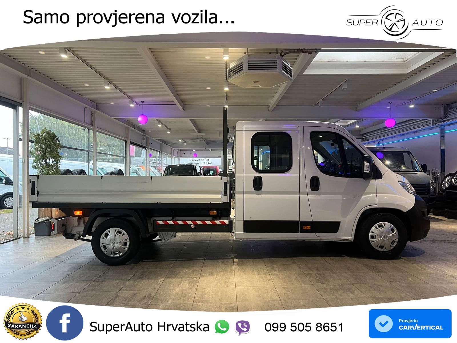 Citroën Jumper Doka Pritsche 7-Sitzer*AHK*Garantie 165 KS