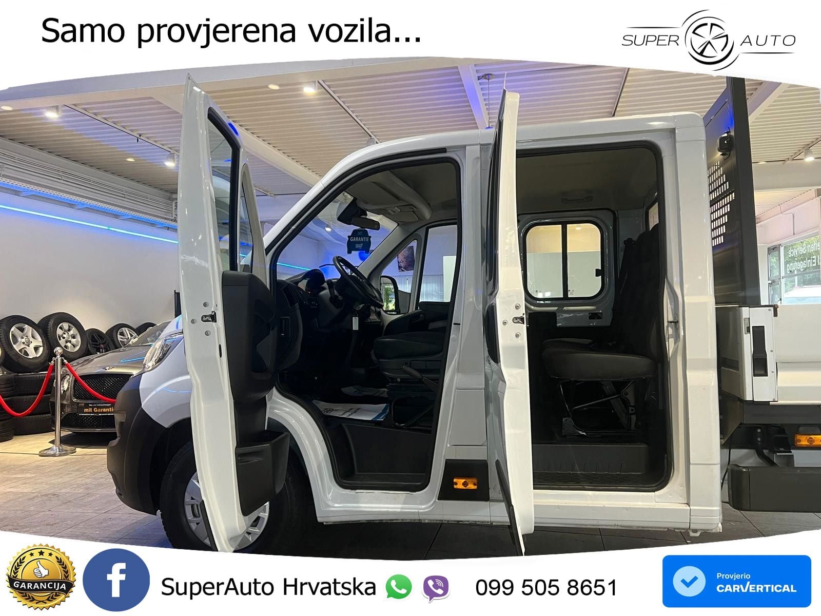 Citroën Jumper Doka Pritsche 7-Sitzer*AHK*Garantie 165 KS