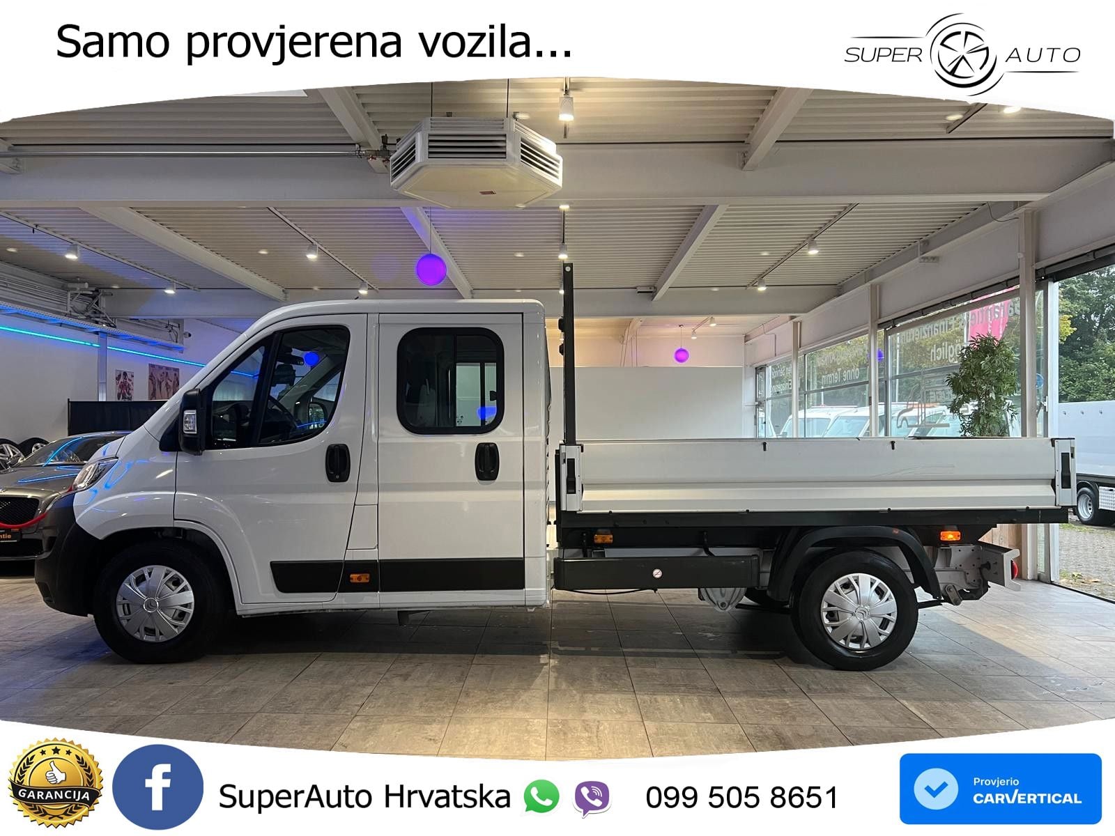 Citroën Jumper Doka Pritsche 7-Sitzer*AHK*Garantie 165 KS