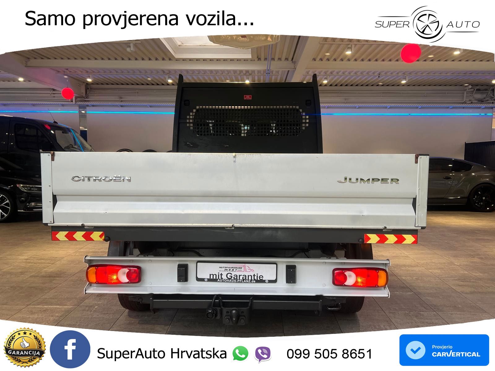 Citroën Jumper Doka Pritsche 7-Sitzer*AHK*Garantie 165 KS