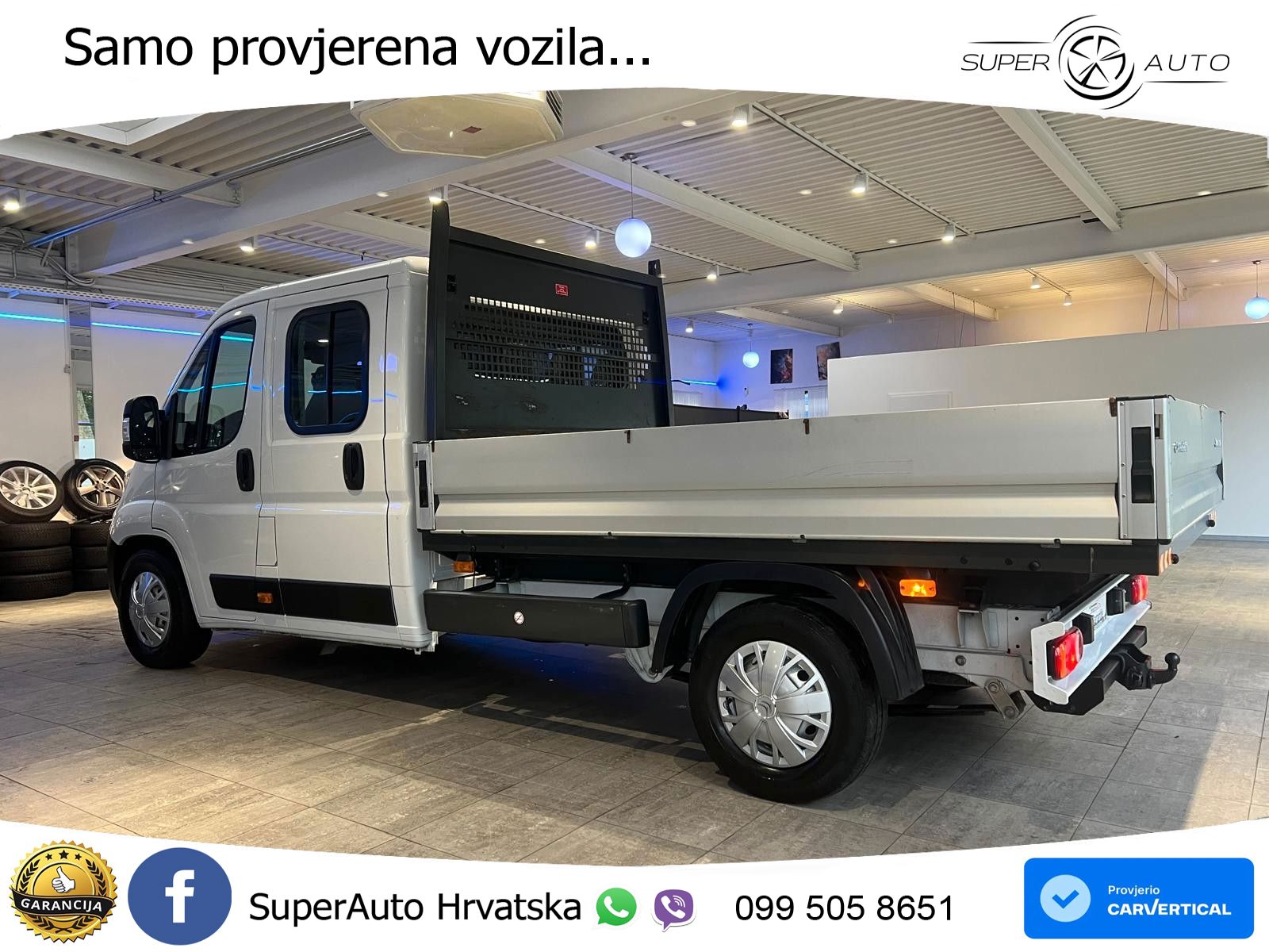 Citroën Jumper Doka Pritsche 7-Sitzer*AHK*Garantie 165 KS