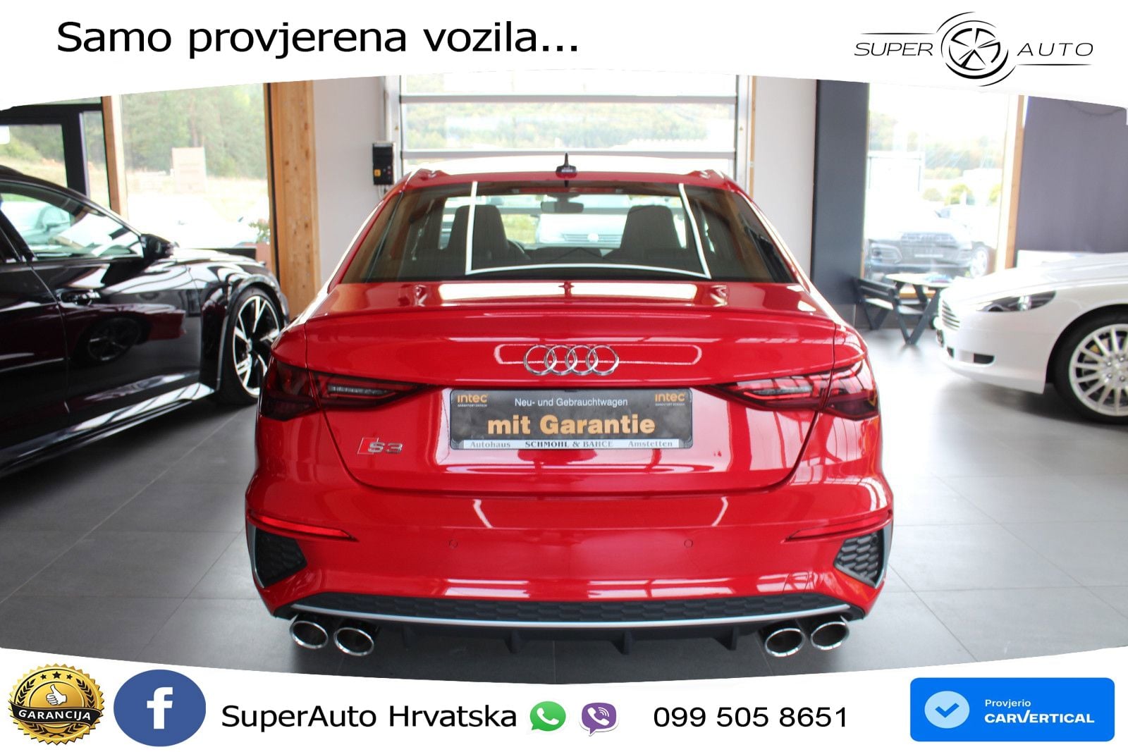 Audi S3 Limuzina 2.0 TFSI (310 KS) quattro S tronic LED+GR SJED+ACC