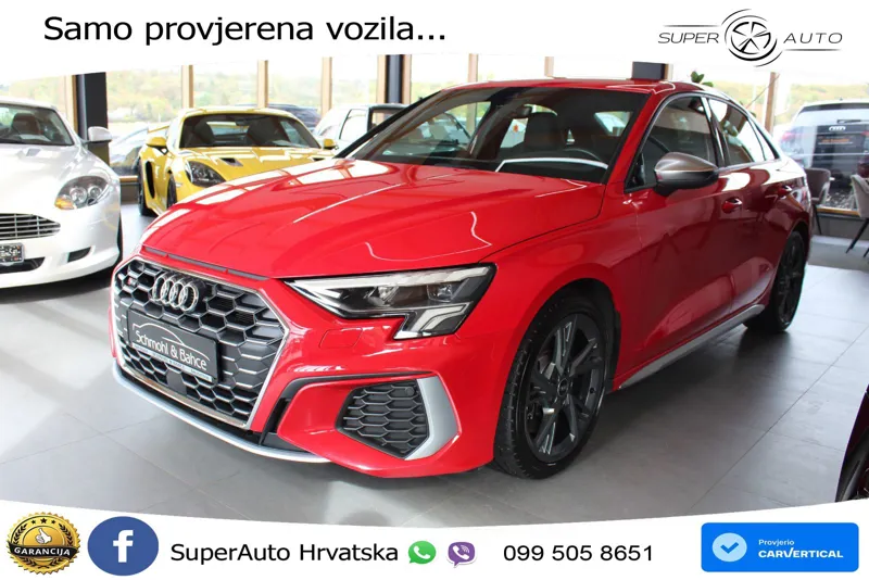Audi S3 Limuzina 2.0 TFSI (310 KS) quattro S tronic LED+GR SJED+ACC
