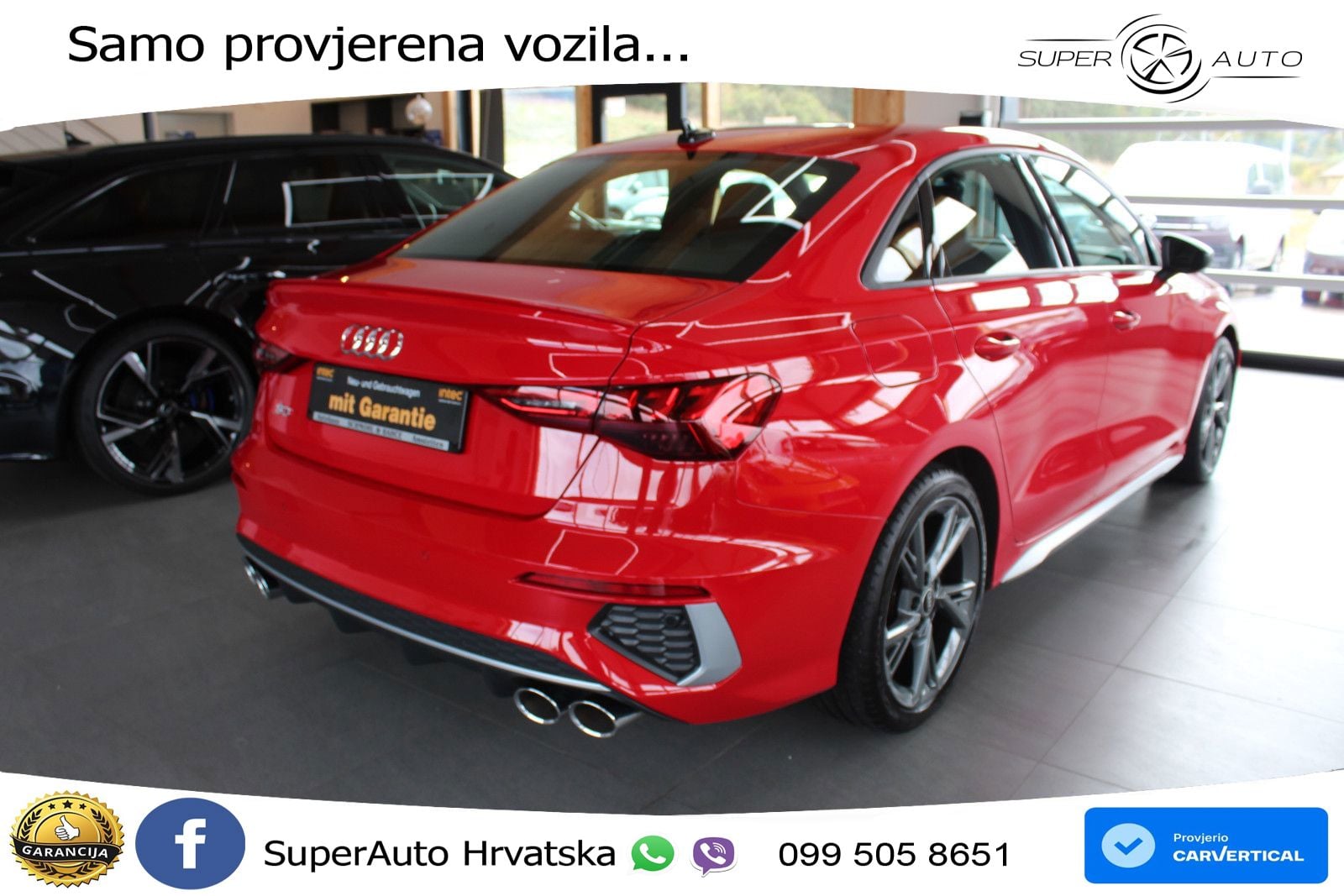 Audi S3 Limuzina 2.0 TFSI (310 KS) quattro S tronic LED+GR SJED+ACC