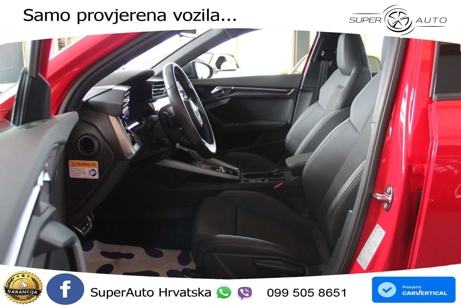 Audi S3 Limuzina 2.0 TFSI (310 KS) quattro S tronic LED+GR SJED+ACC