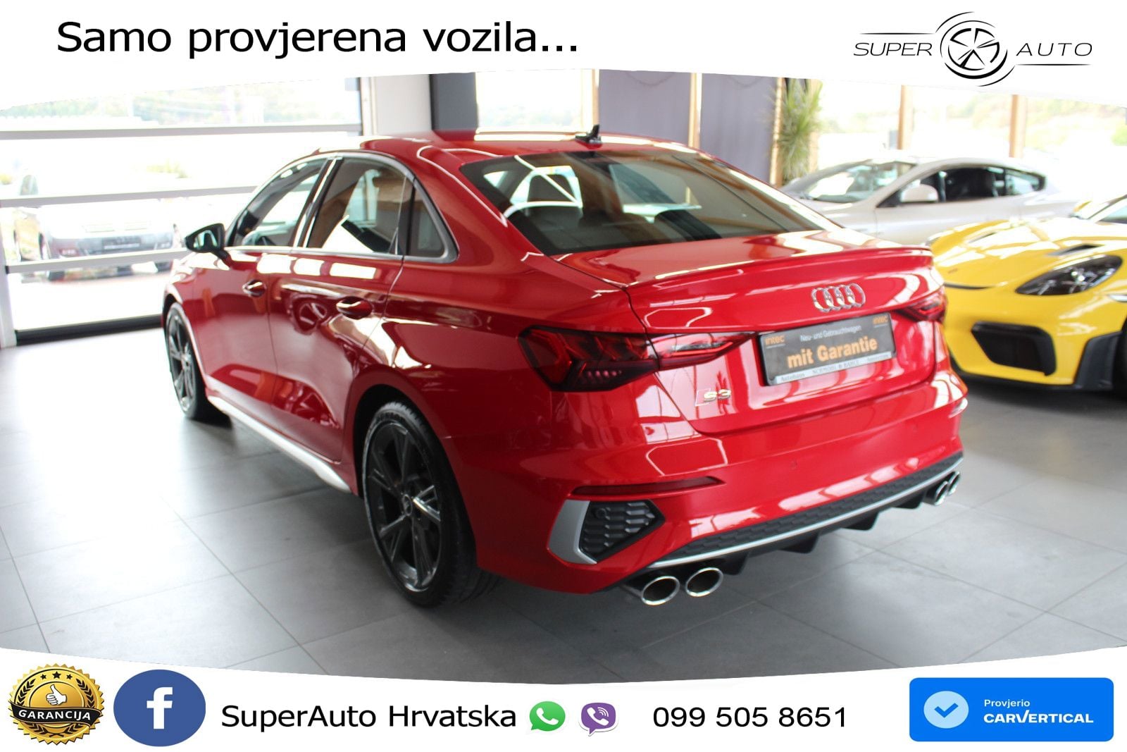 Audi S3 Limuzina 2.0 TFSI (310 KS) quattro S tronic LED+GR SJED+ACC
