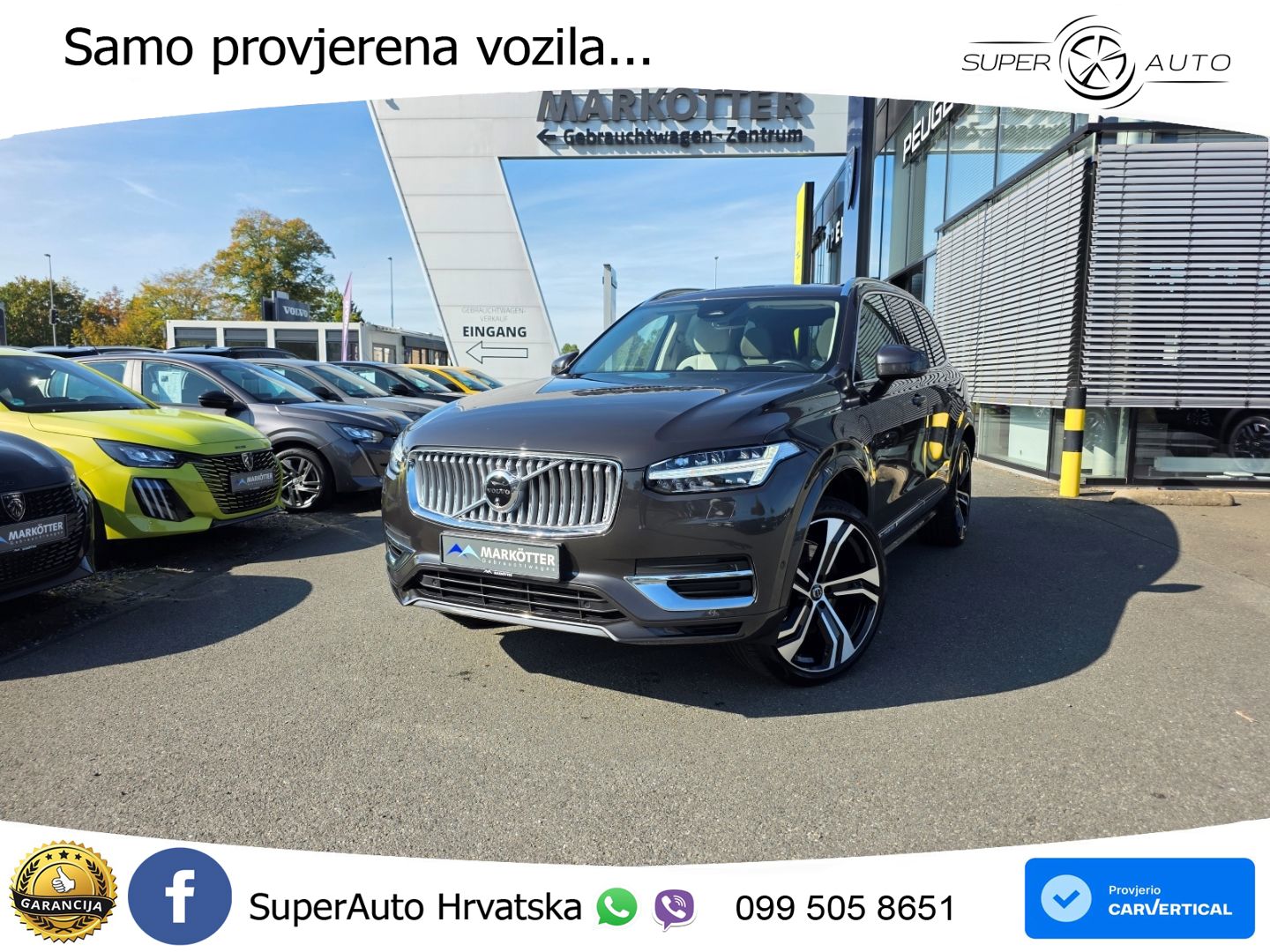 Volvo XC90 2.0 T8 AWD Automatic ACC+HEAD+4xGR SJED+360+PANO