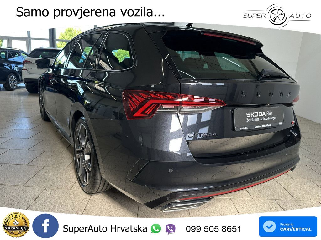Škoda Octavia Combi RS 2.0 TDI (200 KS) DSG LED+GR SJED+ACC