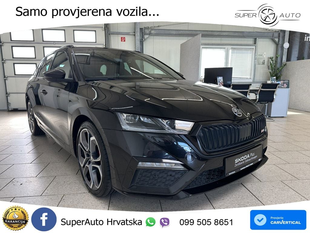Škoda Octavia Combi RS 2.0 TDI (200 KS) DSG LED+GR SJED+ACC