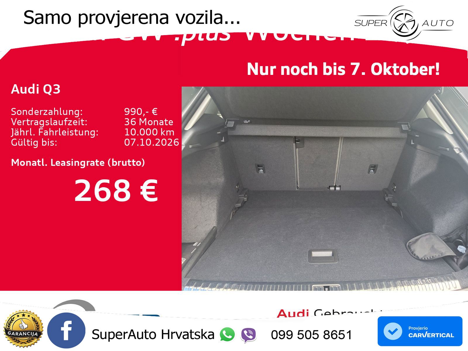 Audi Q3 1.5 TFSI (150 KS) S tronic advanced LED+GR SJED+ACC