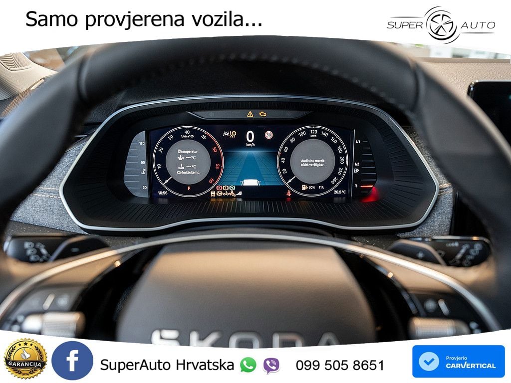 Škoda Octavia Combi 2.0 TDI (150 KS) DSG MATRIX+GR SJED+KAM