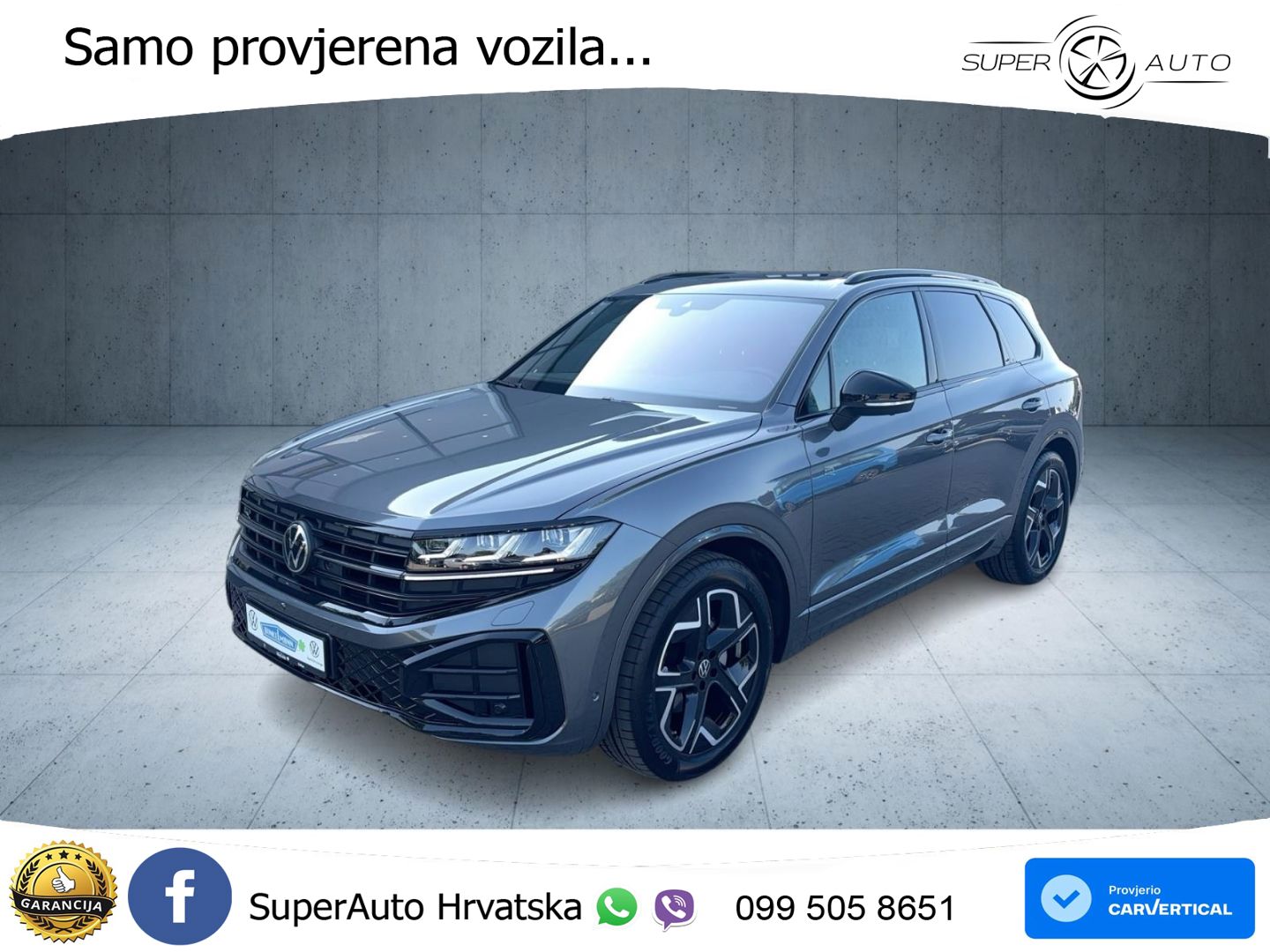 Volkswagen Touareg 3.0 V6 TDI (286 KS) 4MOTION Tiptronic ZRAČNI+ACC+GR SJED+KAM+PANO