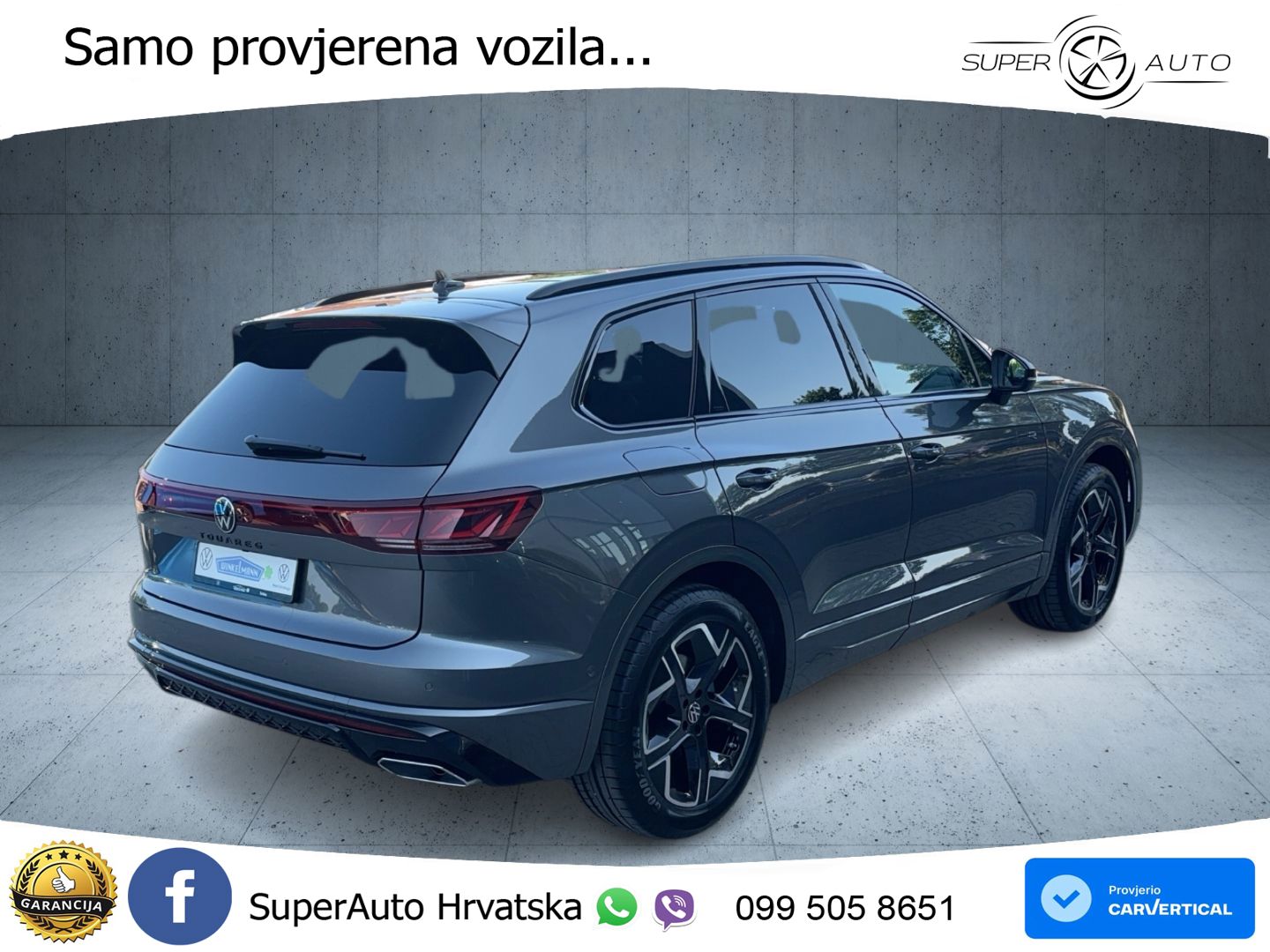 Volkswagen Touareg 3.0 V6 TDI (286 KS) 4MOTION Tiptronic ZRAČNI+ACC+GR SJED+KAM+PANO