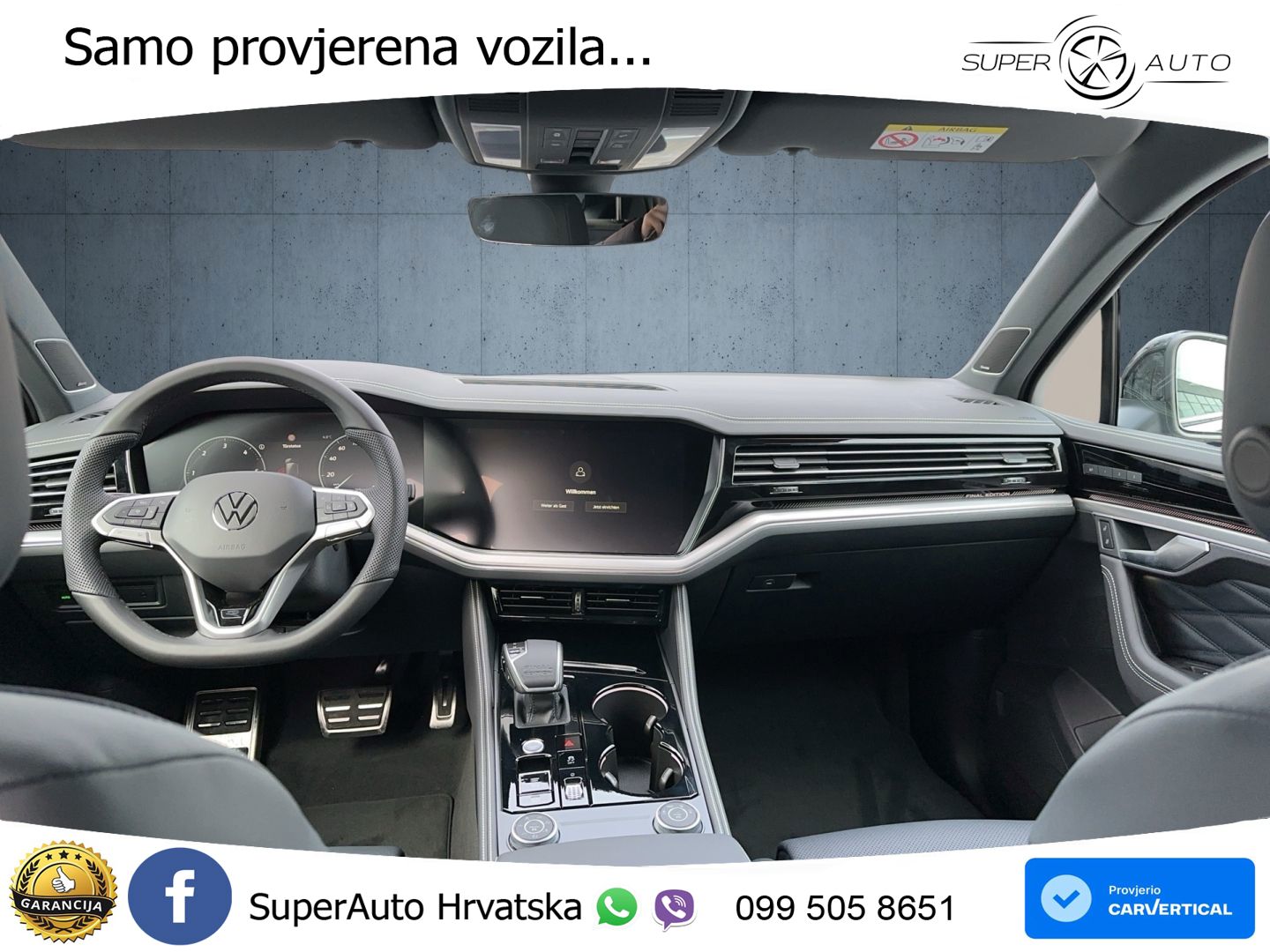 Volkswagen Touareg 3.0 V6 TDI (286 KS) 4MOTION Tiptronic ZRAČNI+ACC+GR SJED+KAM+PANO