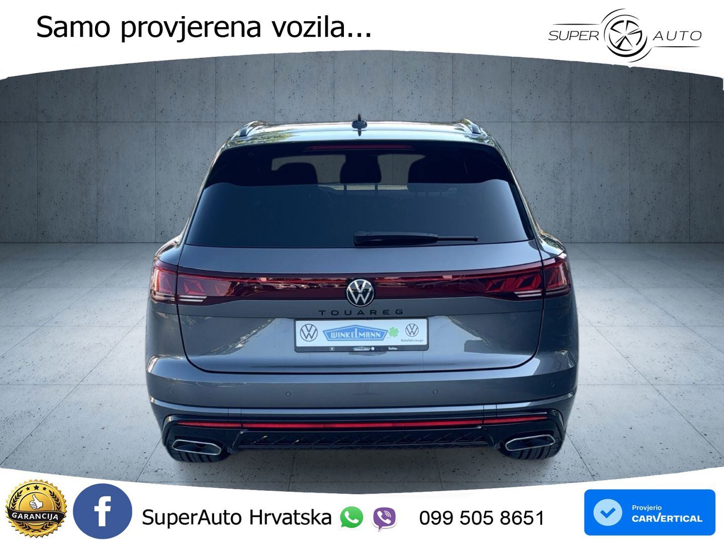 Volkswagen Touareg 3.0 V6 TDI (286 KS) 4MOTION Tiptronic ZRAČNI+ACC+GR SJED+KAM+PANO