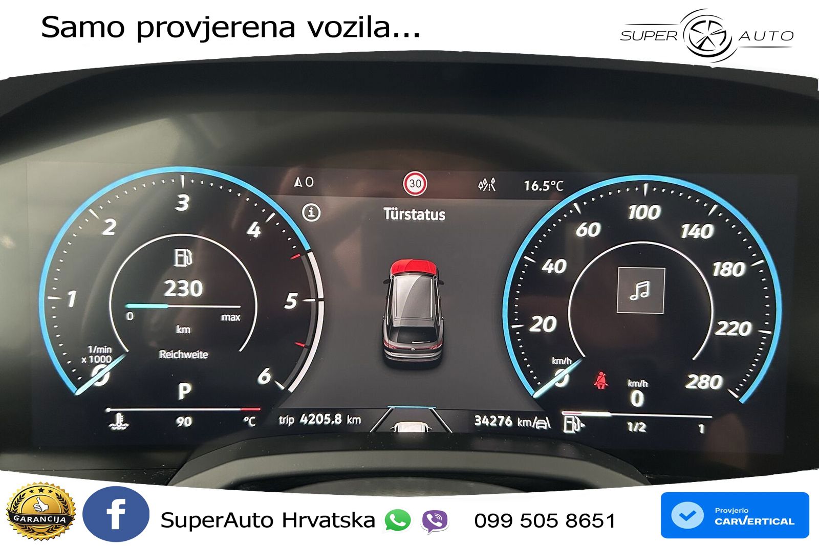 Volkswagen Touareg 3.0 V6 TDI (231 KS) 4MOTION Tiptronic ZRAČNI+ACC+GR SJED+KAM