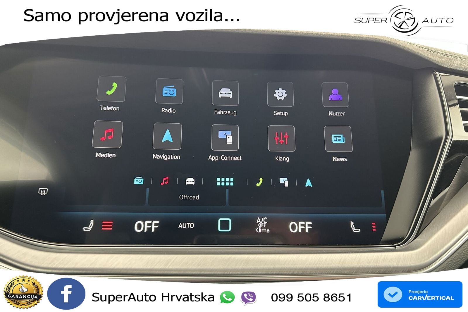 Volkswagen Touareg 3.0 V6 TDI (231 KS) 4MOTION Tiptronic ZRAČNI+ACC+GR SJED+KAM