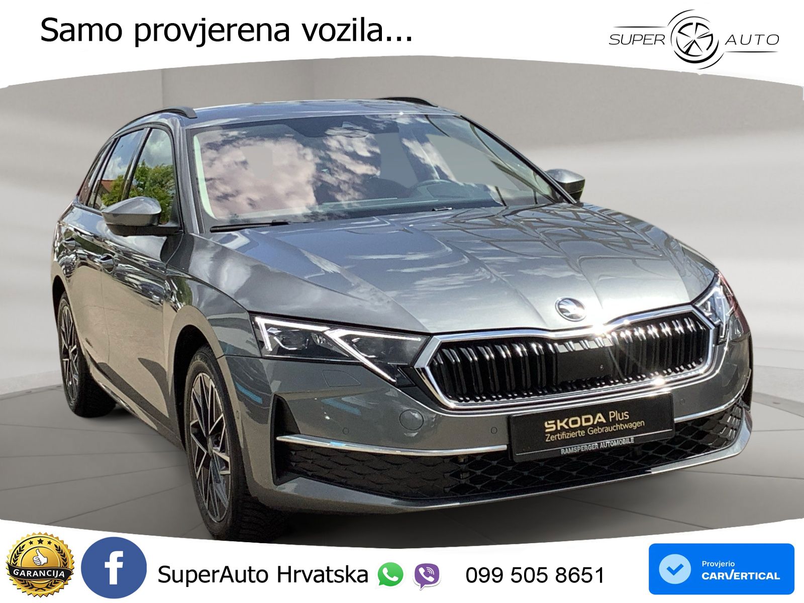 Škoda Octavia Combi 2.0 TDI (150 KS) DSG LED+GR SJED+ACC